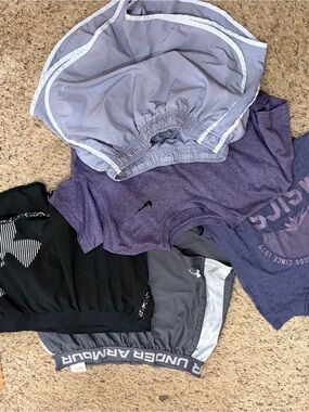 Nike Purple Heather Athletic Tee